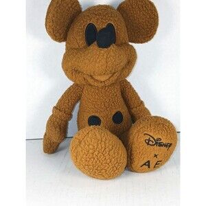 Disney American Eagle Mickey Mouse Plush 12 Inch Brown Special Edition